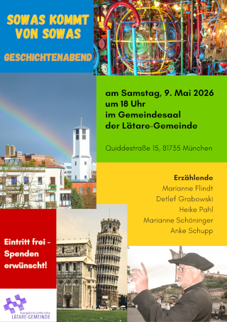 Plakat des Erzählabends am 9.5.2026