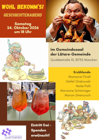 Plakat des Erzählabends am 24.10.2026